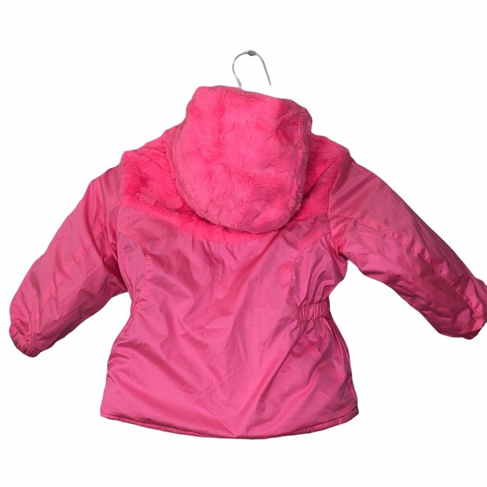 Gerry reversible pink hooded winter coat girls size 2T - Picture 4 of 12